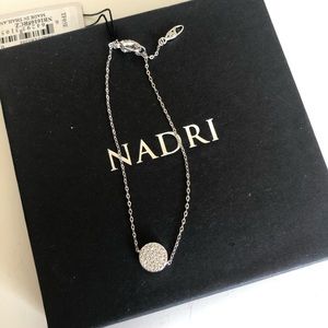 Nadri cubic zirconia circle bracelet